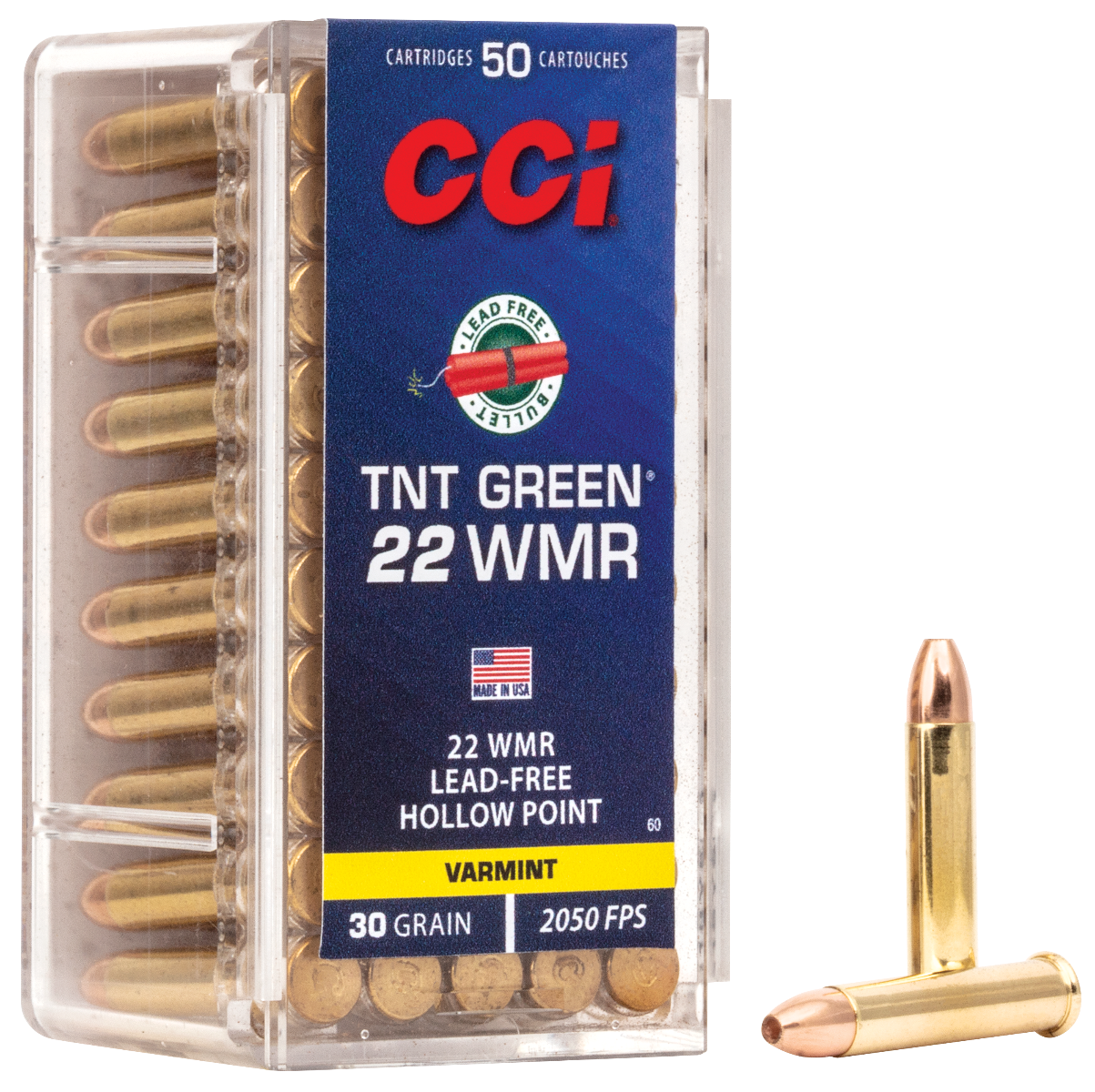 CCI 22M 30GR TNTGREEN HP 50RD
