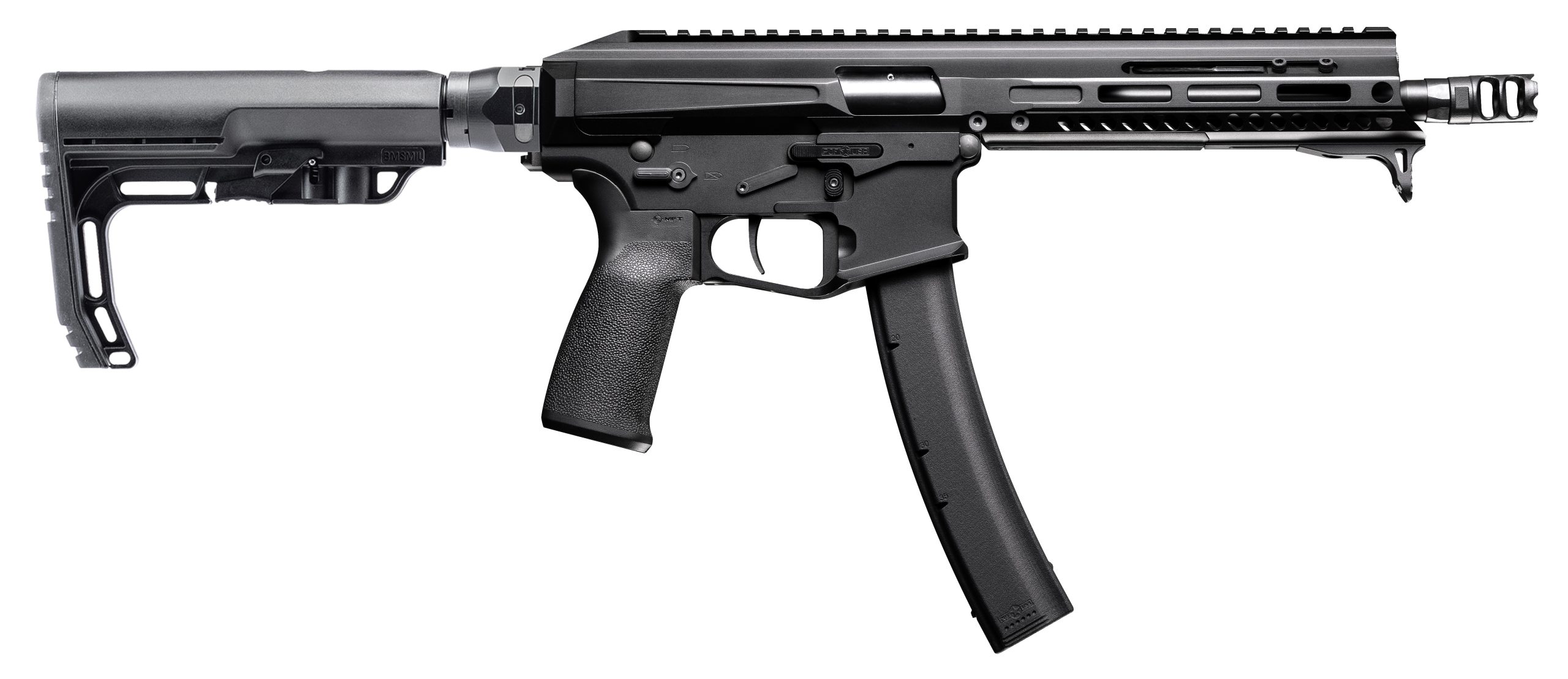 POF USA PHOENIX SBR 9MM 8" BLK MLOK