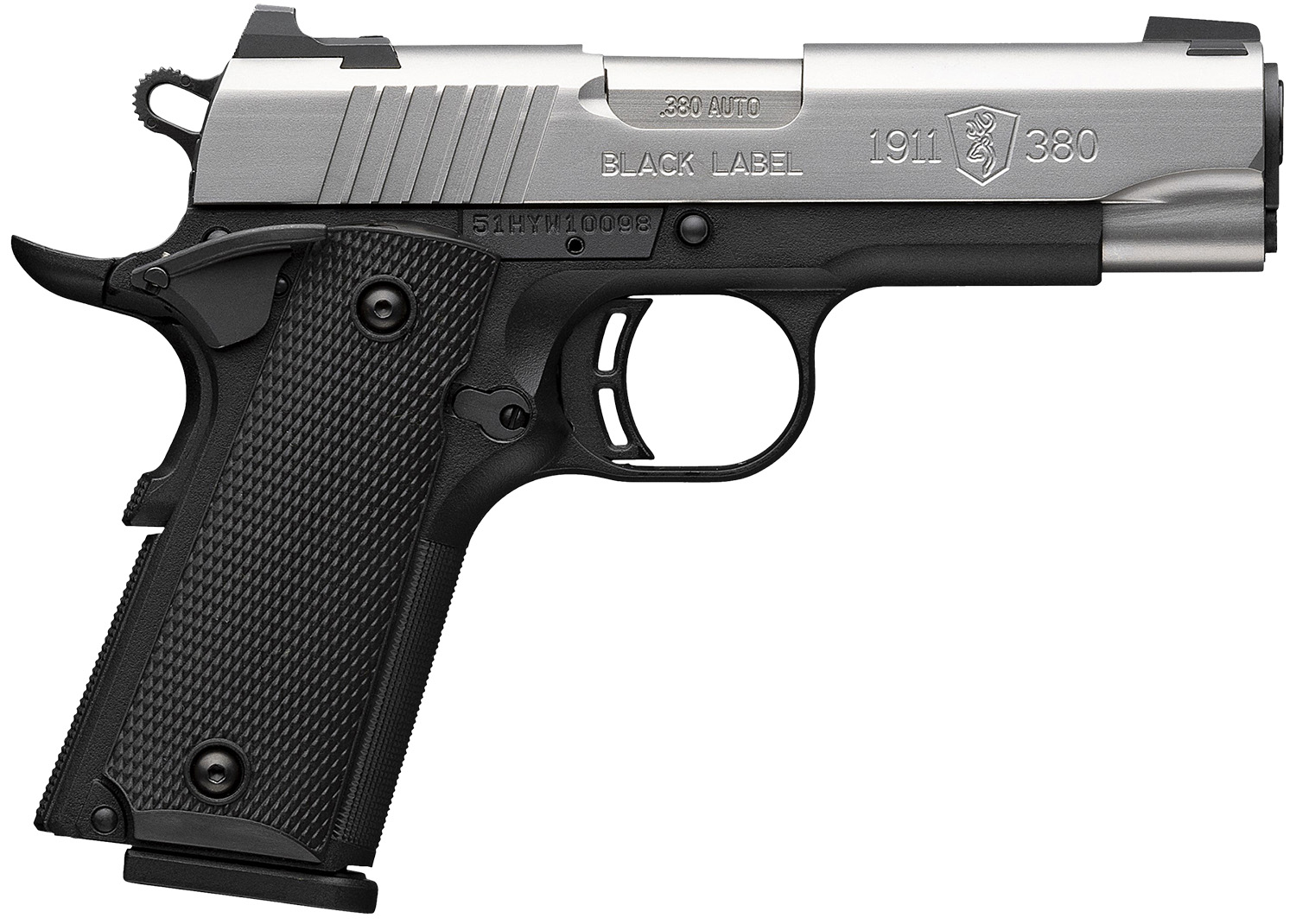 BROWNING 1911-380 380ACP SS 3.6"     #