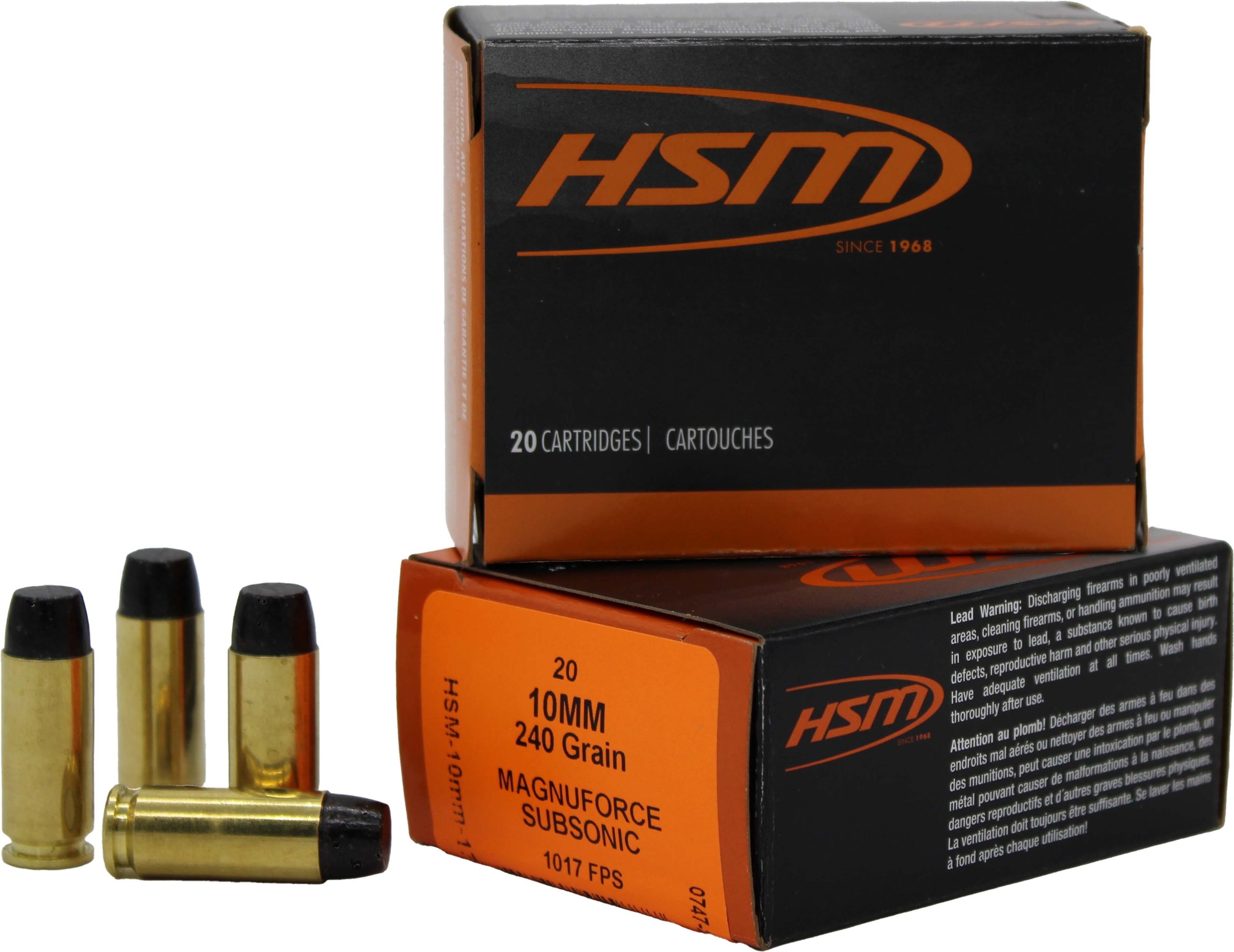 HSM 10MM 240GR SUB LFN 20RD