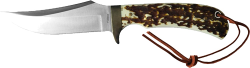 UNCLE HENRY KNIFE STAGLON 4" - CAPER W/LEATHER SHEATH - Image 2