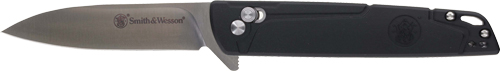 S&W KNIFE 24/7 CROSSBAR FOLDER - 3.25" SS/BLACK GENTLEMAN CARRY - Image 2