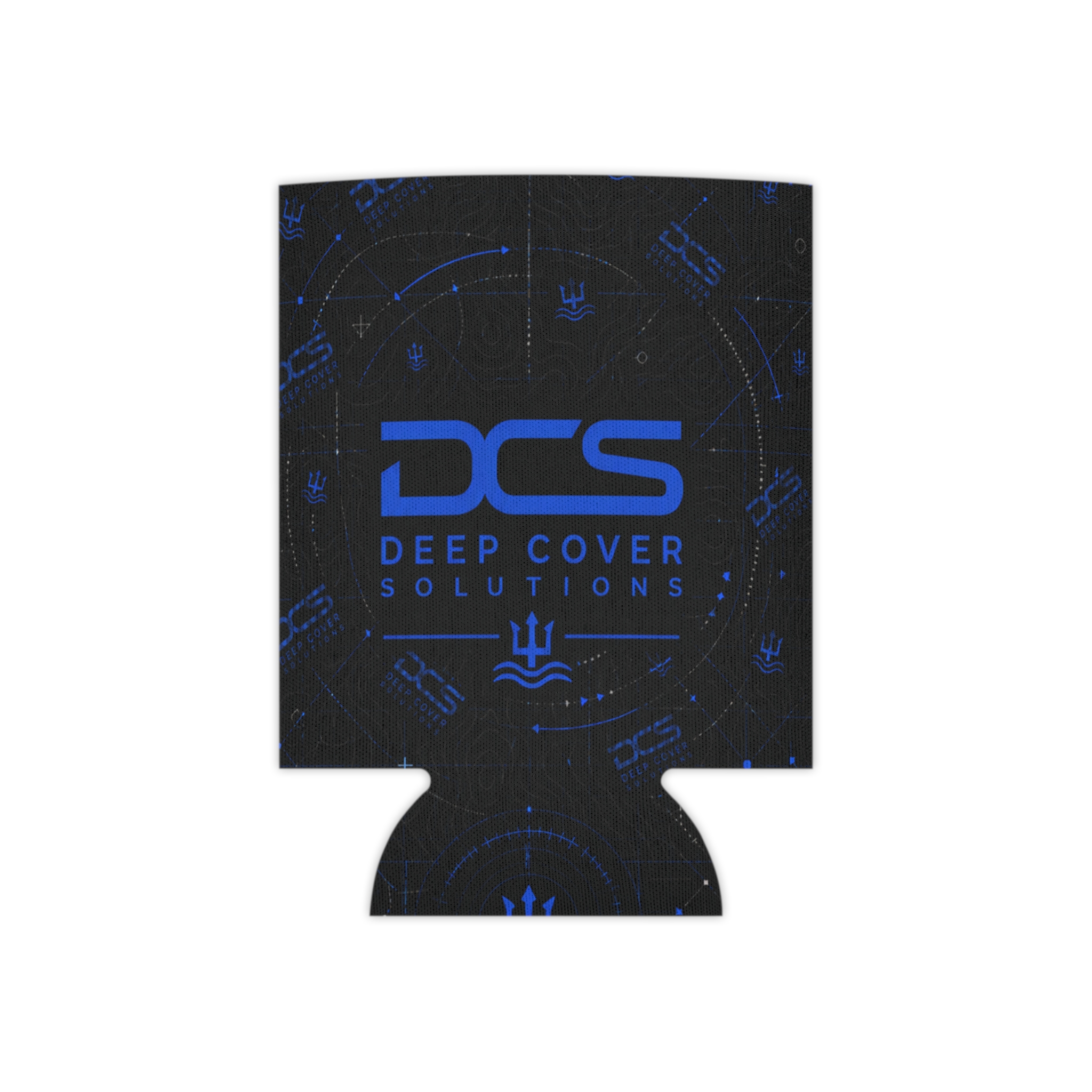 Can Cooler — Deep Cover Solutions (DCS) Blue Logo Can Cooler