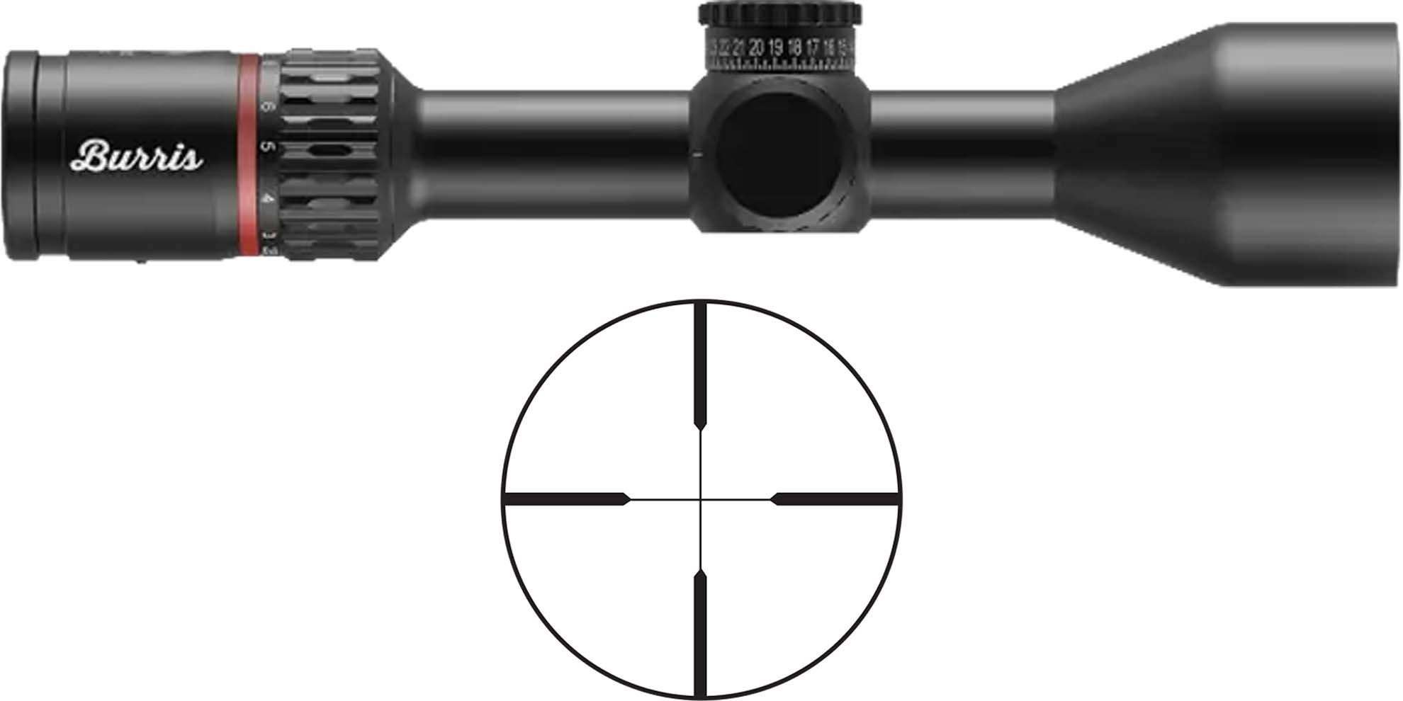 BUR FULFLD 2.5-10X42 1IN PLEX
