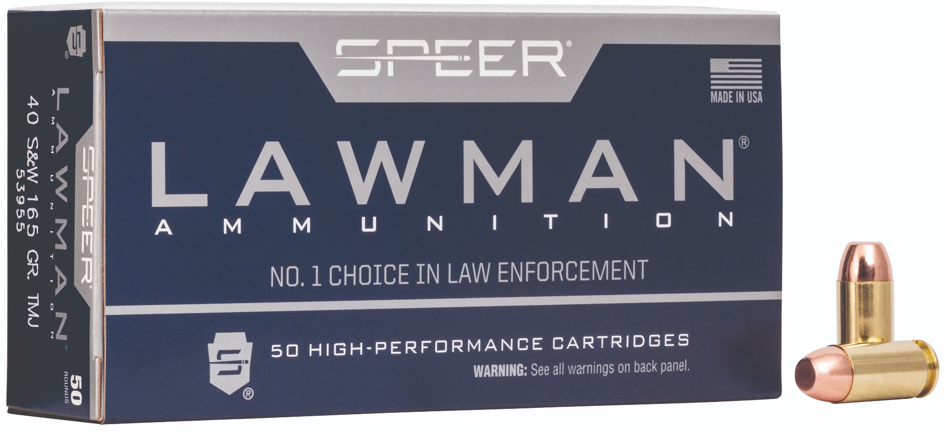 SPR 40SW 165GR LAW TMJFN 50RD