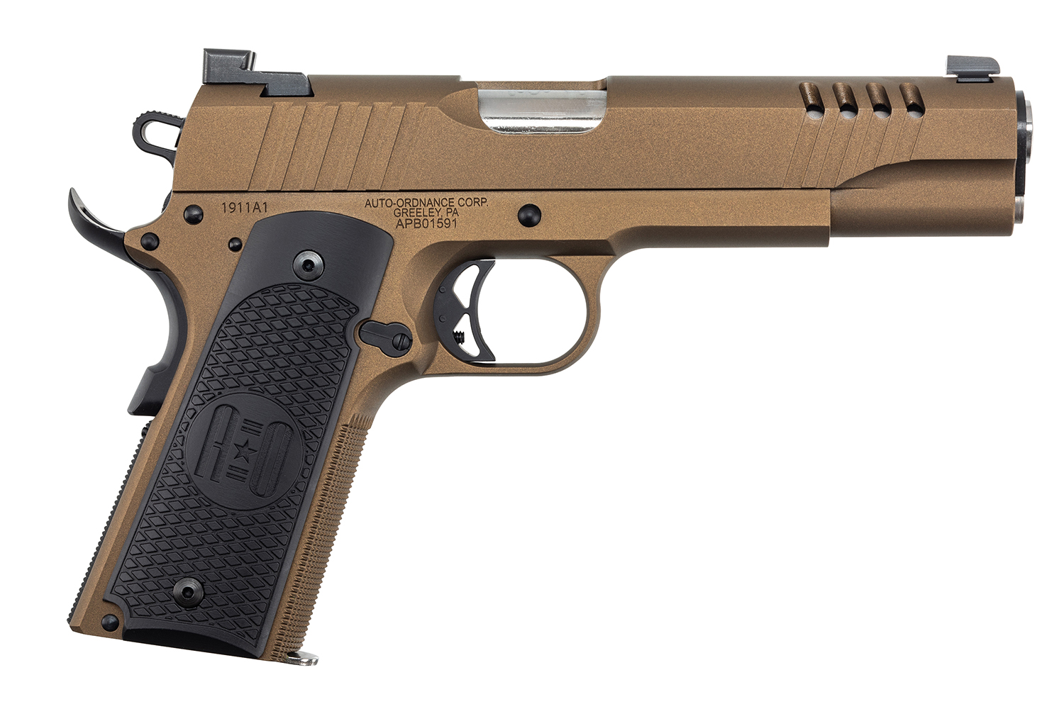 AUTO-ORDNANCE - THOMPSON 1911 45ACP BURNT BRONZE 7+1 #