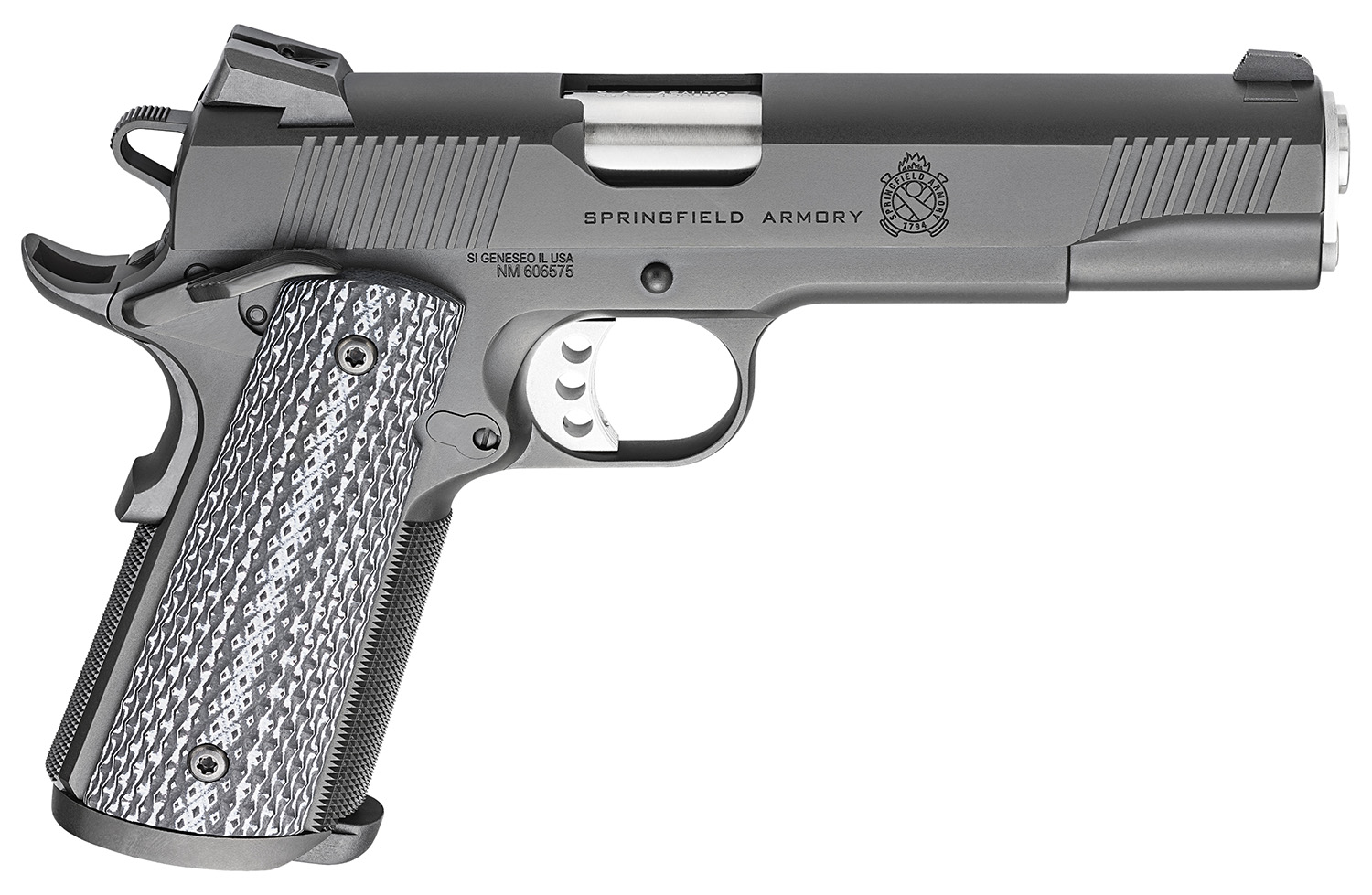 SPRINGFIELD ARMORY 1911 45 TRP SERVICE BLK NS