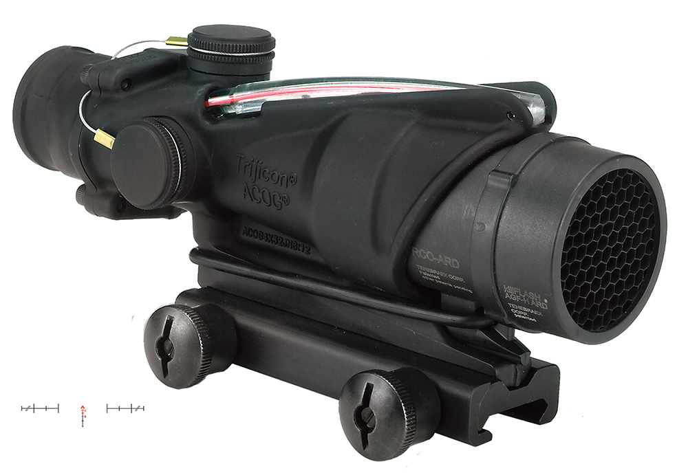 TRIJICON ACOG 4X32 A4 USMC RCO CHEV RED