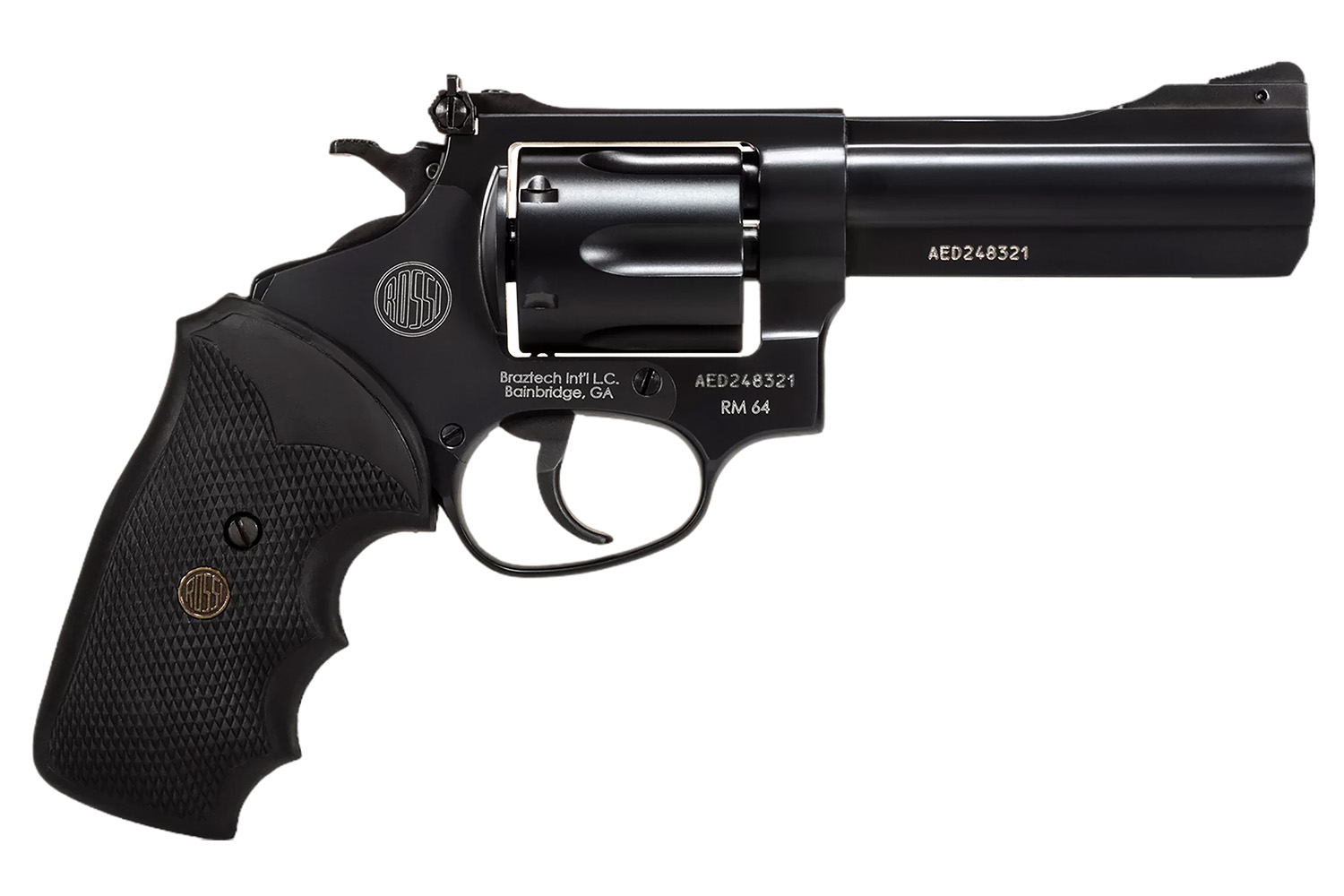 ROSSI RM64 357MAG BL 6RD 4" AS