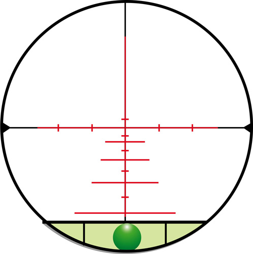 KONUS SCOPE KONUSPRO 550 * - 3-9X40 ILLUM 550 BALLISTIC RET - Image 2