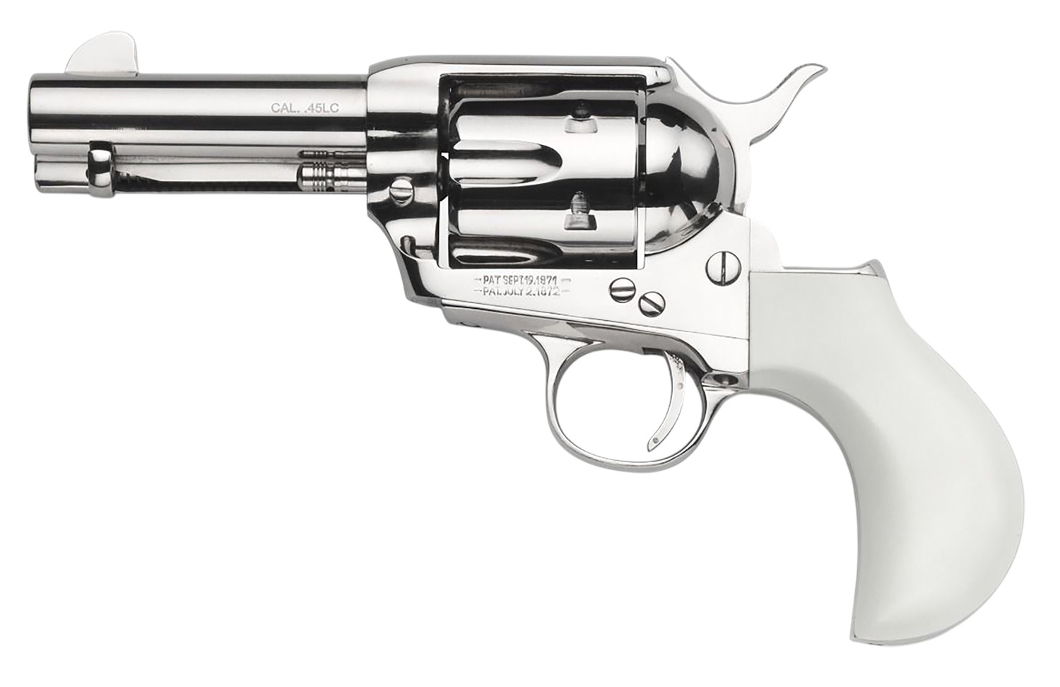 TAYLOR'S & COMPANY 1873 TC9 9MM NKL/IVORY 3.5"
