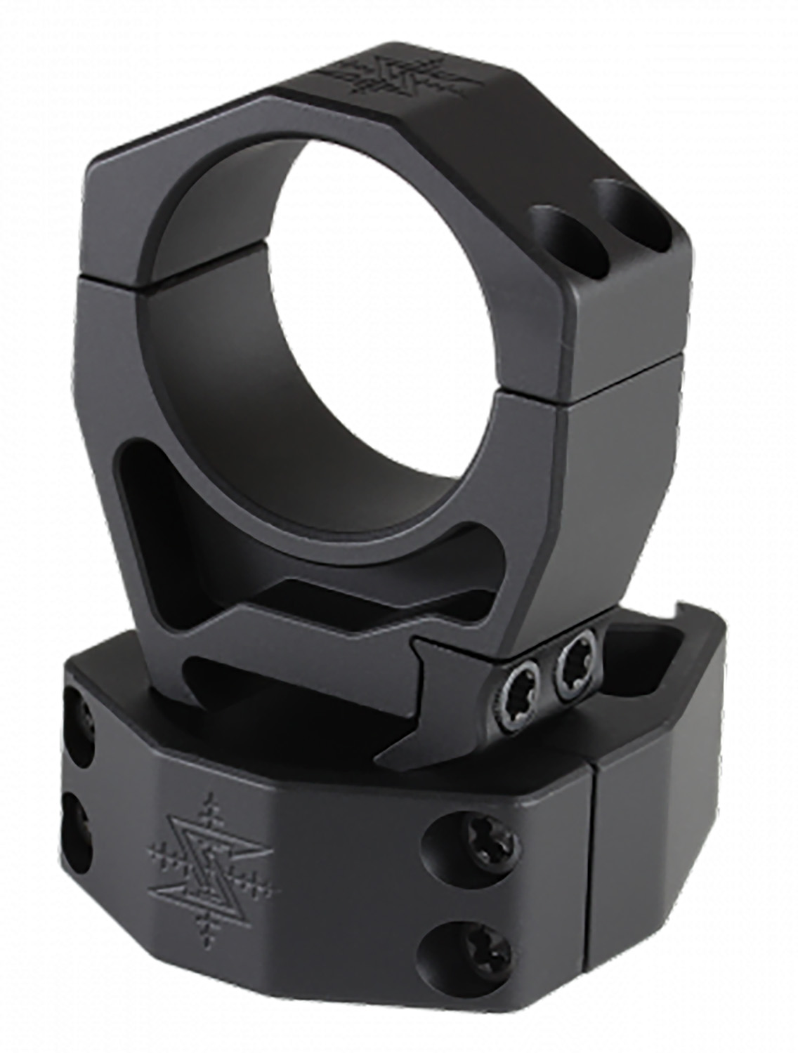 SEEKINS PRECISION SCOPE RINGS 35MM HIGH BLK