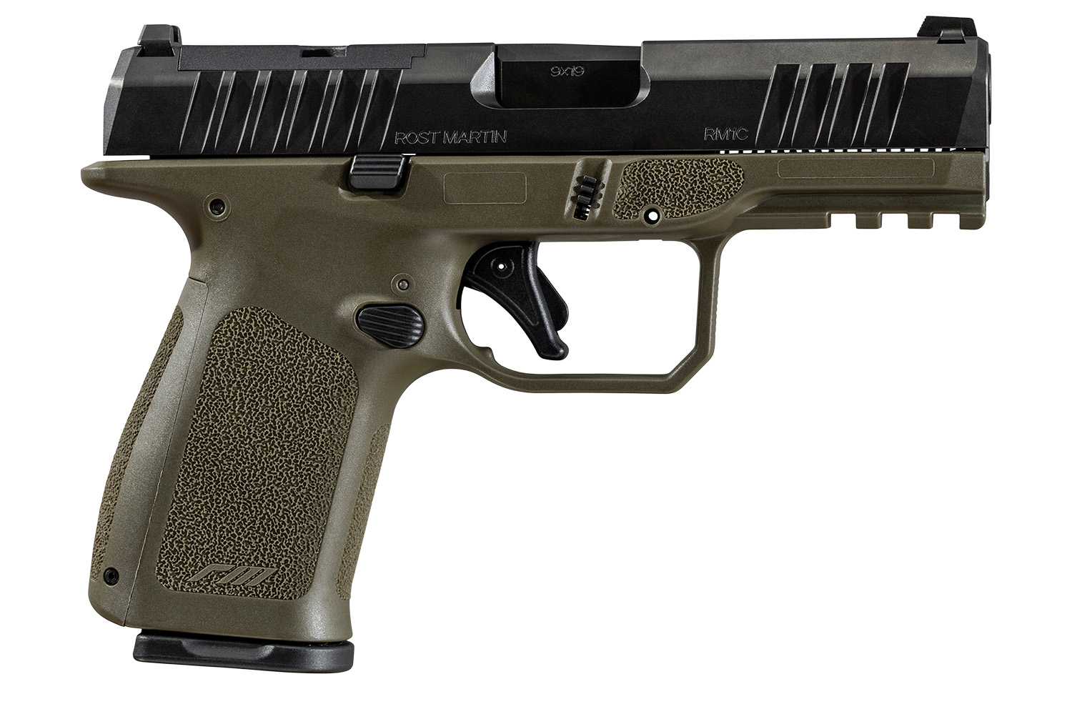 ROST MARTIN RM1C 9MM 10+1 BLK/ODG 4" CA