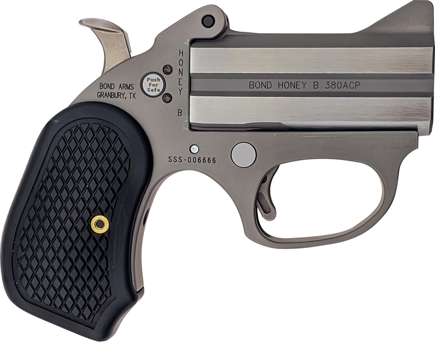BOND ARMS HONEY-B 38SPL SS 3" EXT GRPS