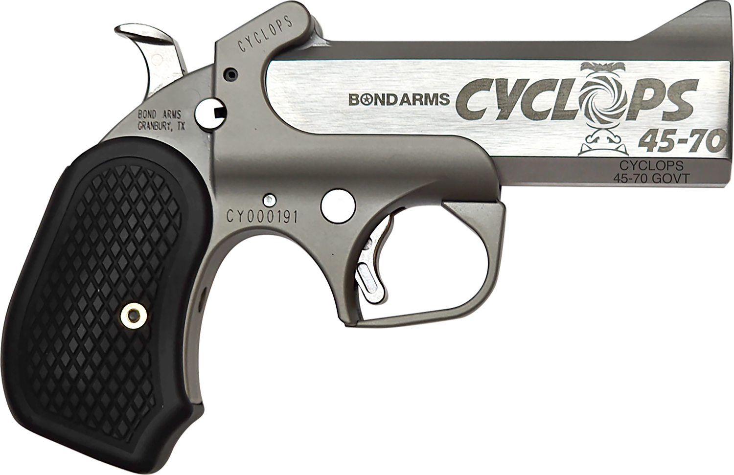 BOND ARMS CYCLOPS 45-70 SS 4.27" FS