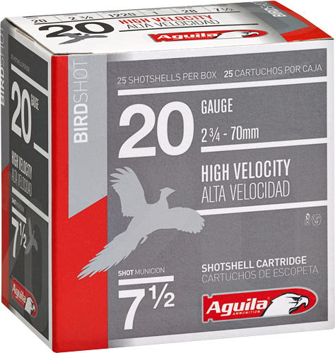 AGUILA SHOTSHELL 20GA 2.75" - 1OZ #7.5 250RD CASE LOT !