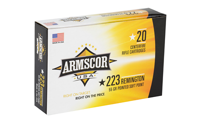 ARMSCOR 223REM 55GR PSP 20/1000 - Image 2