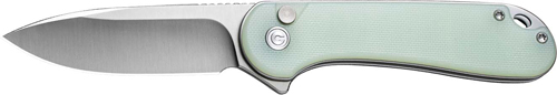 CIVIVI KNIFE ELEMENTUM II 2.96 - " NATURAL G10/SATIN CLAM PACK - Image 5