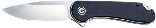 CIVIVI KNIFE ELEMENTUM 2.96" - BLACK G10/SATIN D2 LINER LOCK