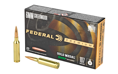 FED GOLD MDL 6MM CM 107GR SMK 20/200