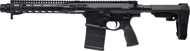 DANIEL DEF. DD5 PISTOL 7.62X51 - 12.5" 30RD M-LOK W/BRACE - Image 2