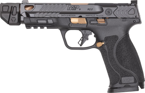 S&W PC M&P9 M2.0 9MM OR TS - 4.25 BLK FR/COPPER PVD BL TALO - Image 2
