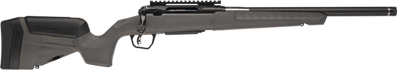 SAVAGE 110 CARBON HUNTER 6.5CM - 18" CF/GREY ADJ LOP
