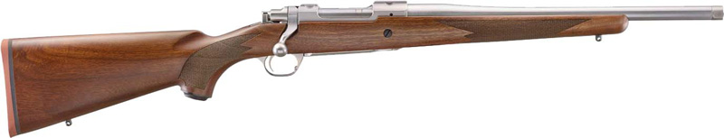 RUGER HAWKEYE HUNTER 6.5 CM - 16.6" SS WALNUT THREADED