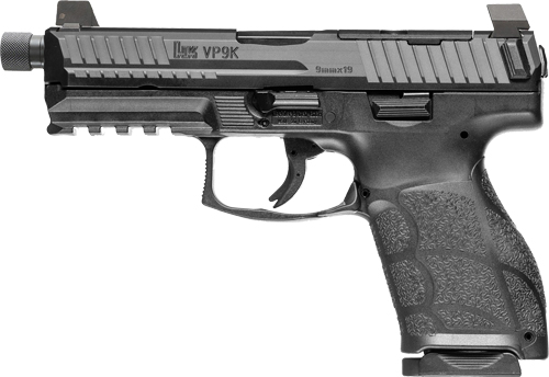 HK VP9A1 K TACTICAL OPTICS RDY - 9MM 4.70" THREADED 2-15 BLACK