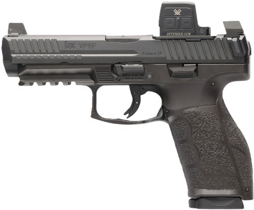 HK VP9A1 F OE VORTEX DEFENDER - 9MM 4.5" BBL 2-15RD MAGS BLACK