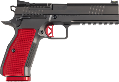 DAN WESSON DWX 9MM OR 5" - RAIL 10RD BLACK DUTY FINISH