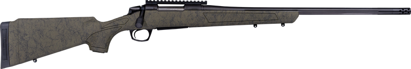CVA CASCADE XT 308 WIN 22" - #5 W/RAIL BLACK/OD GREEN