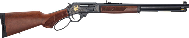 HENRY H10 WILDLIFE SIDE GATE - 45-70 18.43" BLUED WALNUT LL