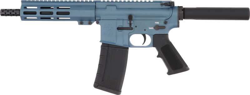 GLFA AR15 PISTOL 223 WYLDE - 7.5" STAINLESS BBL BLUE - Image 2