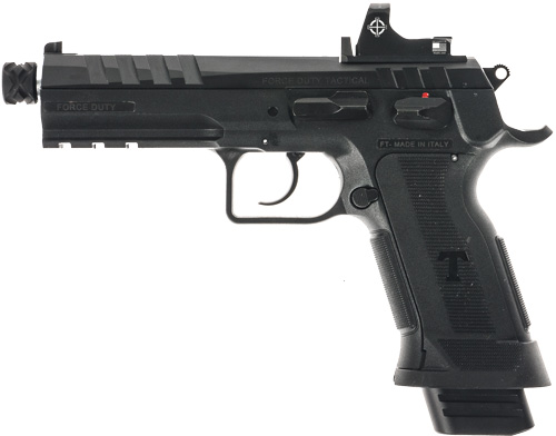 TANFOGLIO FORCE DUTY 9MM 4.9" - 20RD POLY THREADED BLACK - Image 2