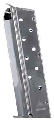 MEC-GAR MAGAZINE 1911 GOVT. - 9MM LUGER 9RD NICKEL