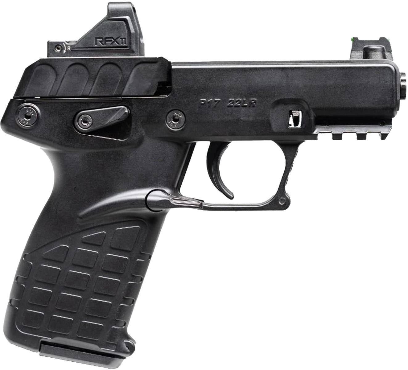 KEL P17 22LR 17RD BLK GRN DOT