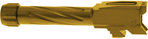 RIVAL ARMS BARREL FOR GLOCK 43 - GEN 1 THREADED GOLD