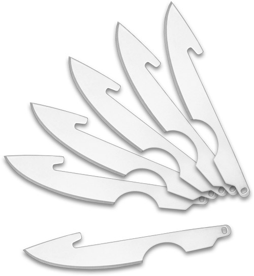 OUTDOOR EDGE 3" CAPING BLADE - REPLACEMENT BLADES 6-PACK