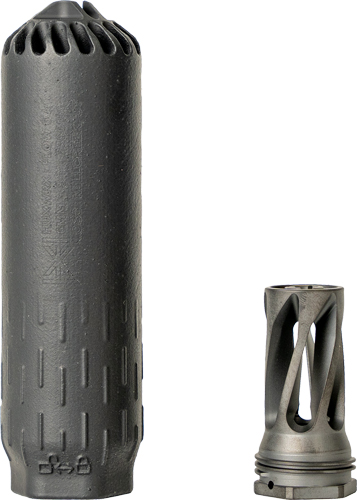 HUXWRX FLOW 6K KIT - SUPPRESSOR W/ FLASH HIDER BLK