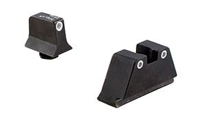 TRIJICON 3 DOT SUPP NS GLK WHITE/WHITE
