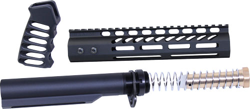 GUNTEC AR15 9" PISTOL BRACE - BUILD KIT & BUFFER TUBE BLACK
