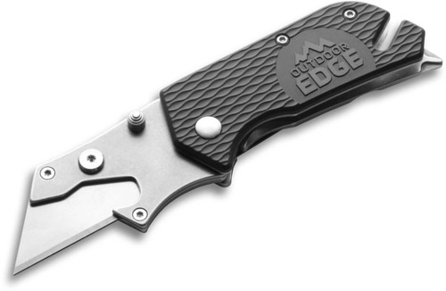 OUTDOOR EDGE UTILIPRO FOLDING - UTILITY KNIFE AND TOOL BLACK