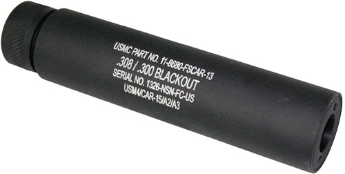 GUNTEC AR10 SLIP OVER FAKE - SUPPRESSOR BLACK