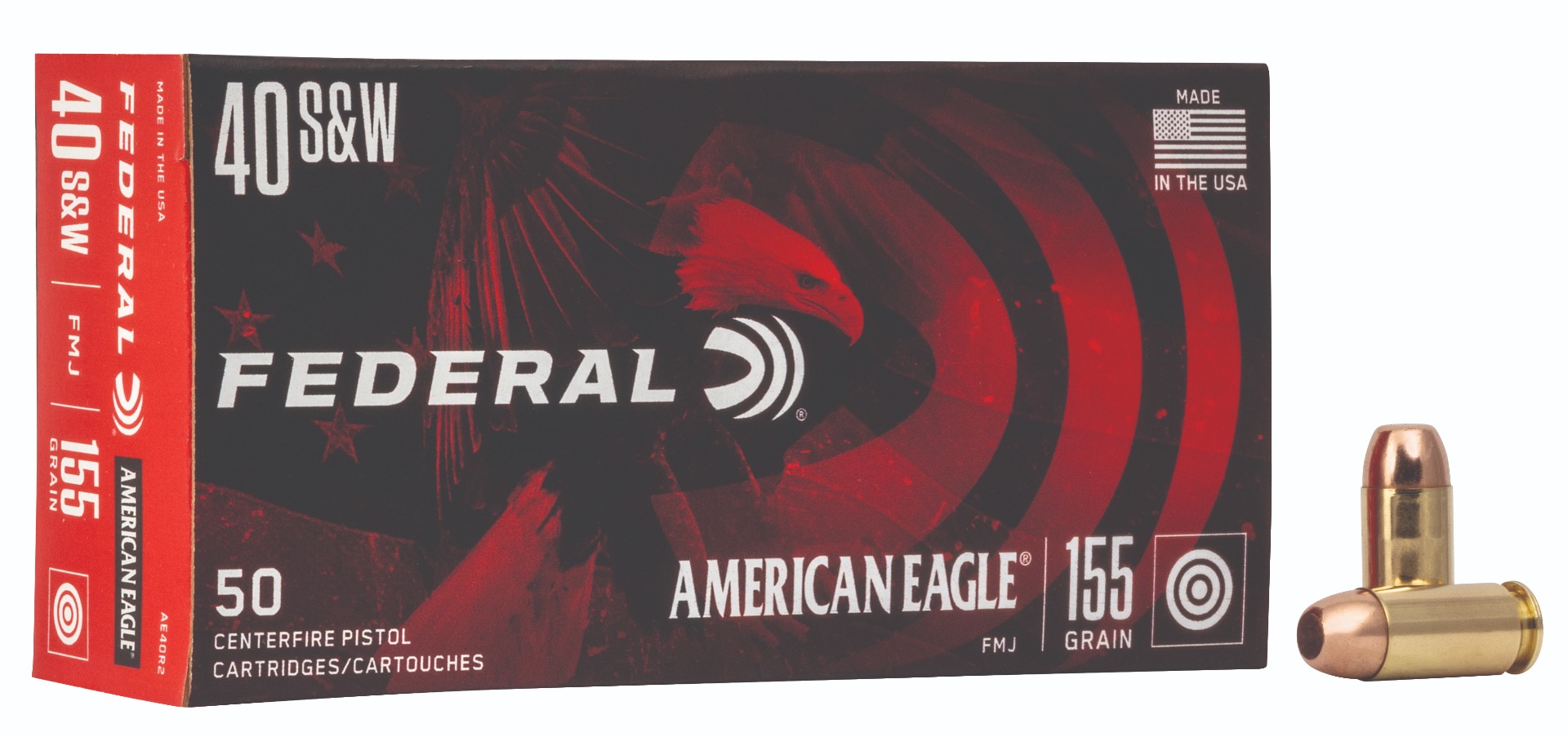 FDR 40SW 155GR AE FMJ 50RD