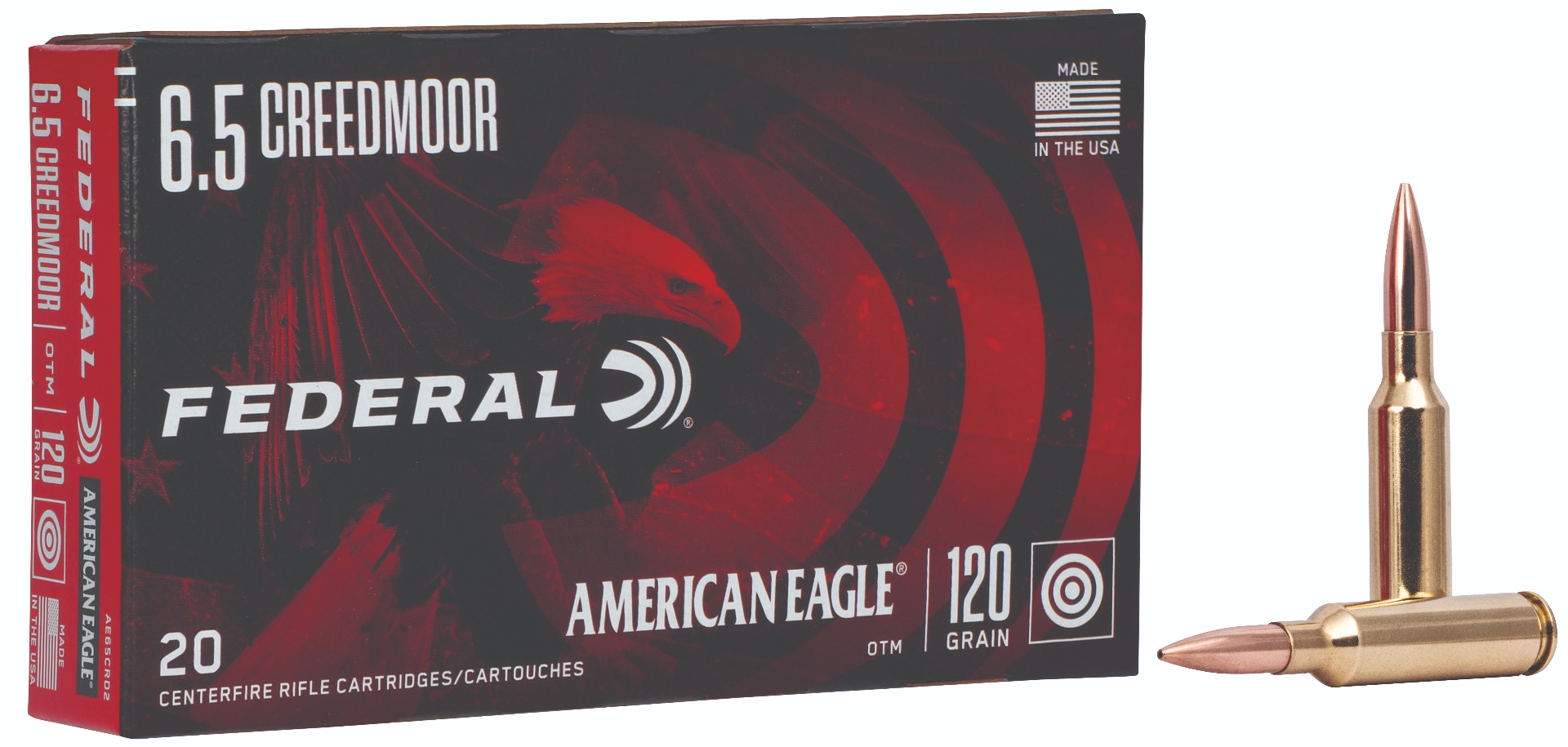 FDR 6.5CR 120GR AE OTM 20RD