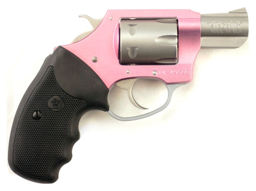 CHARTER ARMS PINK LADY 22WMR - 2" PINK/SS RUBBER - Image 2