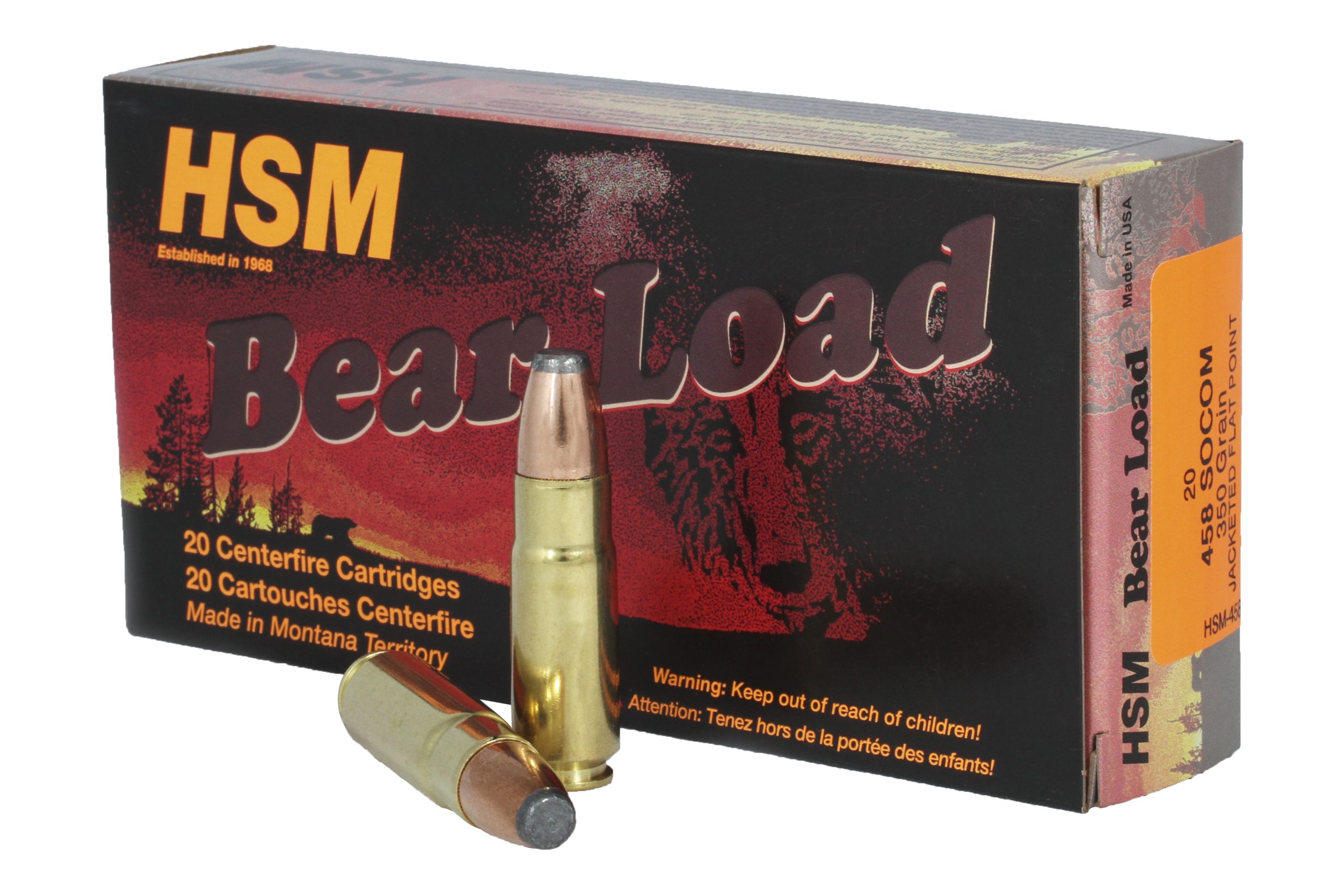 HSM 458SOC 350GR BEAR JFP 20RD