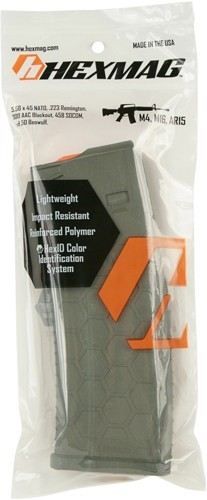 HEXMAG MAGAZINE AR-15 5.56X45 - 15RD OD GREEN POLYMER SERIES 2 - Image 3