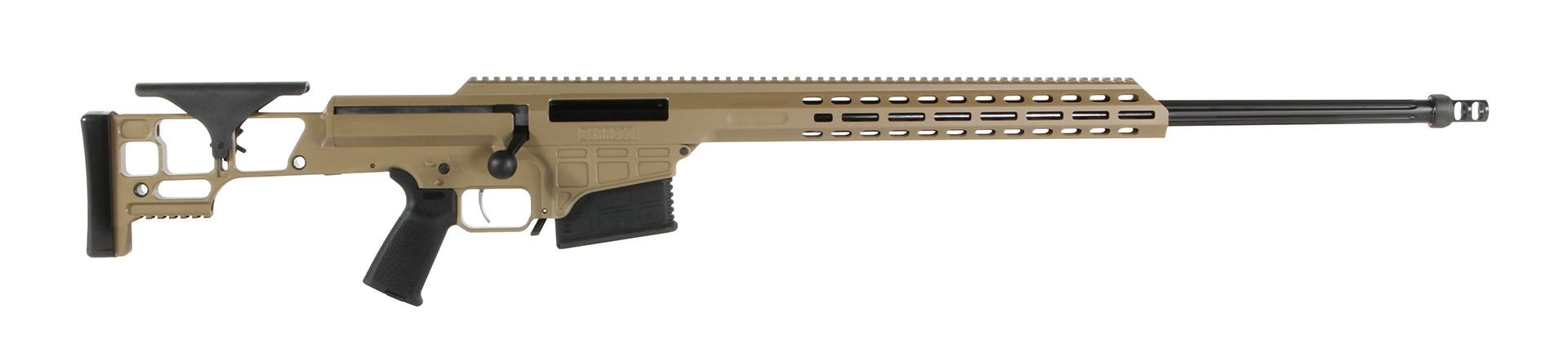 BARRETT FIREARMS SMR 338LAP FDE 26" FIXED STK